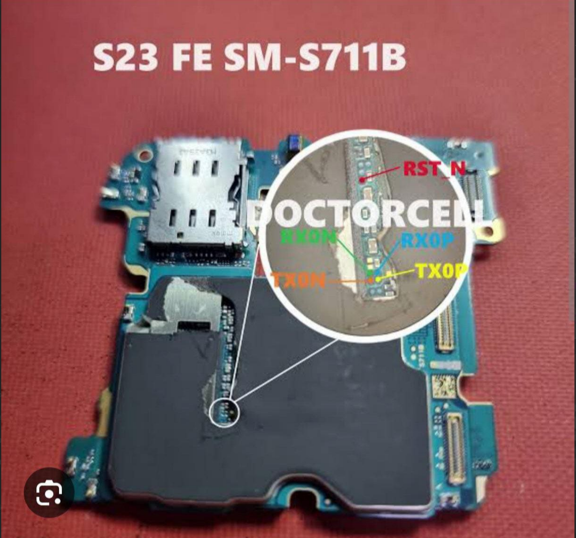 Pinout UFS S23 FE SM-S711B